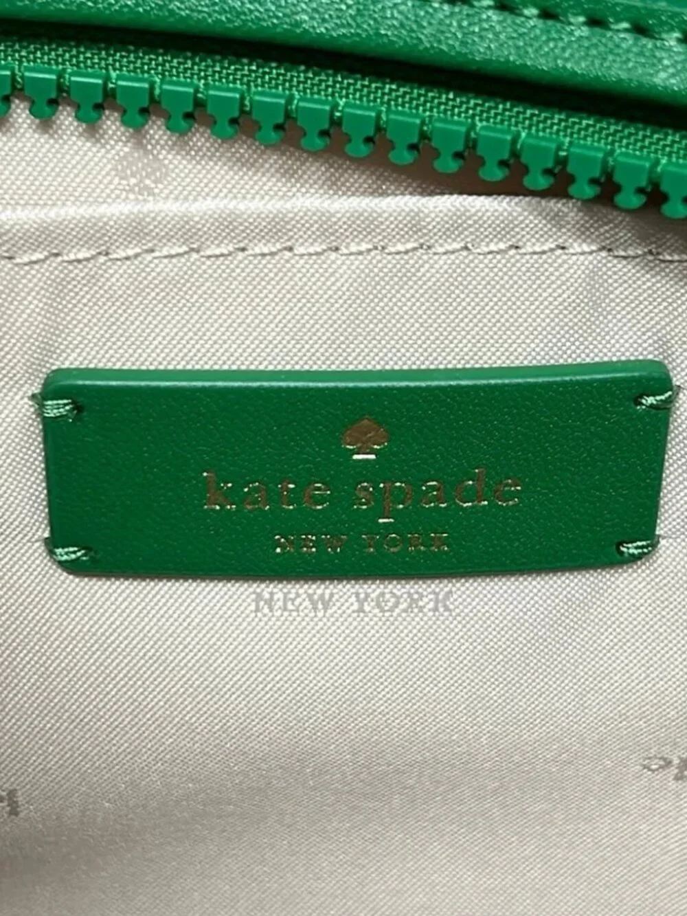 Kate spade Kip Puffy Small Tote KM669 Green Recycled Polyester Polyurethane
